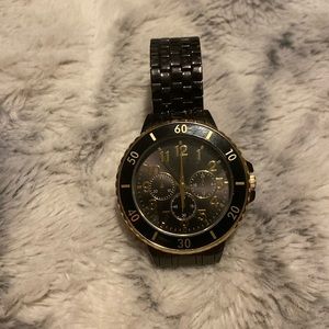 Black watch 123 stainless steel back